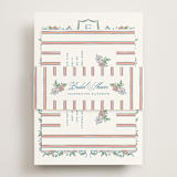 "Floral Frame Crest" - Bridal Shower in Peony by Erin German - With Cards