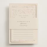 "Floral Wisp" - Bridal Shower in Ivory by Angela Thompson - With Cards