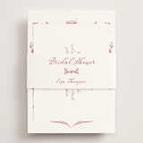 "Fun Cocktails" - Bridal Shower in Cranberry by Lucrecia Caporale - With Cards