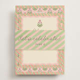 "Botanical maximalism" - Bridal Shower in Poppy by Creo Study - With Cards