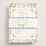 "Wildflower Wreath" - Bridal Shower in Something Blue by Erin L. Wilson - With Cards