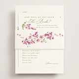 "Cascading Florals Branch" - Bridal Shower in Chartreuse by Tamara Hilje - Assembled with Belly Band