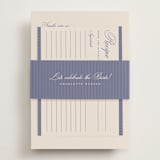 "Elegant Moon" - Bridal Shower in Luna Blue by Pixel and Hank - With Cards