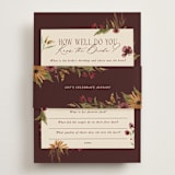 "Susie" - Bridal Shower in Burgundy by Kate Ahn - With Cards