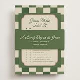 "Lets Croquet" - Bridal Shower in Verdant by Vera Lim - With Cards