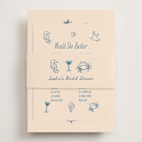 "Sea Shells & Wedding Bells" - Bridal Shower in Ocean by Rina Ozum - Assembled with Belly Band