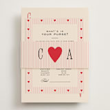 "Love party" - Bridal Shower in Crimson by Creo Study - With Cards