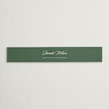 "Scripted" - Bridal Shower in Emerald by Creo Study - Front