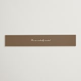 "Campania" - Bridal Shower in Cocoa by Megan Davis - Front