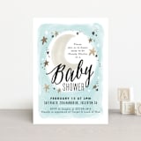 "Moonlit" - Baby Shower Invitations in Sky by Alethea and Ruth - Front