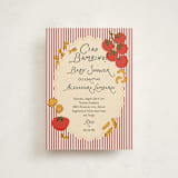 "Pasta Sauce" - Baby Shower Invitations in Tomato by Jenna Holcomb - Front