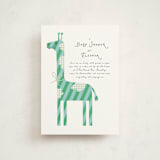 "Patterned Giraffe" - Baby Shower Invitations in Earth by mo kelley - Front