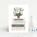 "Storybook Stack" - Baby Shower Invitations in Peony by Lehan Veenker - Front