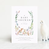 "Woodland" - Baby Shower Invitations in Forest by Lori Wemple - Front