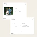 "Modern new kid on the block" - Baby Shower Invitations in Sky by Alethea and Ruth - Back of Card Options