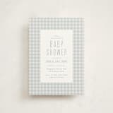 "Charming" - Baby Shower Invitations in Sky by Lea Delaveris - Front