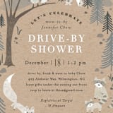 "Woodland's welcome" - Baby Shower Invitations in Kraft by Jennifer Wick - Detail