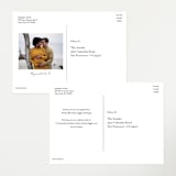 "Adventure on the horizon" - Baby Shower Invitations in Latte by Alethea and Ruth - Back of Card Options