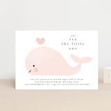 "Sea" - Baby Shower Invitations in Blush by Lori Wemple - Front