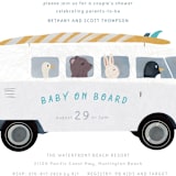 "Baby on Board" - Baby Shower Invitations in Sun by Jenna Holcomb - Detail