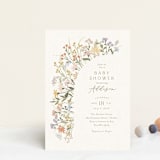 "Meadow flowers" - Baby Shower Invitations in Vanilla by Jennifer Wick - Front