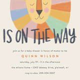 "WILD ONE" - Baby Shower Invitations in Circus by Pixel and Hank - Detail