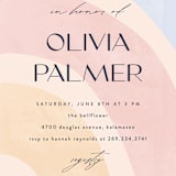 "Over the Rainbow" - Baby Shower Invitations in Meadow by Pixel and Hank - Detail