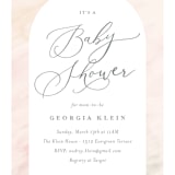 "Abstracted Arch" - Baby Shower Invitations in Spring by Carolyn MacLaren - Detail