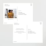 "Petite Safari" - Baby Shower Invitations in Mint by Jennifer Wick - Back of Card Options