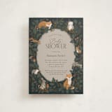 "Woodland Baby Shower" - Baby Shower Invitations in Forest by Joanna Griffin - Front