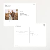 "Vintage woodland" - Baby Shower Invitations in Ginger by Creo Study - Back of Card Options