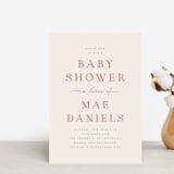 "In honor of" - Baby Shower Invitations in Antique by Pixel and Hank - Front