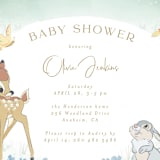 "Disney's Bambi Forest" - Baby Shower Invitations in Forest by frau brandt - Detail