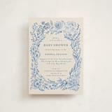 "Baby Frame" - Baby Shower Invitations in Frost by Petra Kern - Front