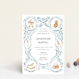 "Prams, bears and baby" - Baby Shower Invitations in Cloud by Sarah Knight - Front