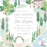 "sweet countryside" - Baby Shower Invitations in Meadow by Rebecca Durflinger - Detail