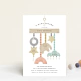 "boho baby mobile" - Baby Shower Invitations in Sunflower by Faith Dorn - Front