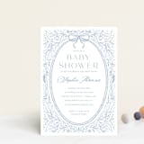 "Parisian Garden" - Baby Shower Invitations in Sky by Kristen Smith - Front