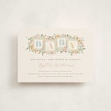 "petite baby blocks" - Baby Shower Invitations in Honey by Jennifer Wick - Front