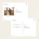 "Little Cutie" - Baby Shower Invitations in Clementine by Stacey Meacham - Back of Card Options