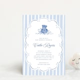 "French Teddy Bear" - Baby Shower Invitations in Gardenia by Pati Cascino - Front