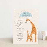 "Take Shelter" - Baby Shower Invitations in Powder by Gwen Bedat - Front