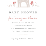 "Sweet Farm" - Baby Shower Invitations in Poppy by Carolyn MacLaren - Detail