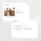 "Boy Mom" - Baby Shower Invitations in Sky by Angela Garrick - Back of Card Options