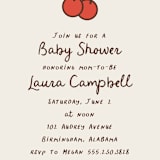 "Cherry on Top" - Baby Shower Invitations in Sundae by Megan Davis - Detail