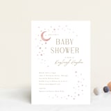 "Stardust" - Baby Shower Invitations in Petal by Melanie Kosuge - Front