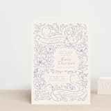 "Love Birds" - Baby Shower Invitations in Porcelain by Rebecca Smith - Front