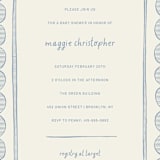 "Florence" - Baby Shower Invitations in Sky by Kelly Watkins - Detail