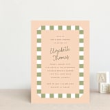 "Boardwalk" - Baby Shower Invitations in Peach by Baumbirdy - Front