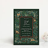 "Deer Forest" - Baby Shower Invitations in Forest by Elly - Front